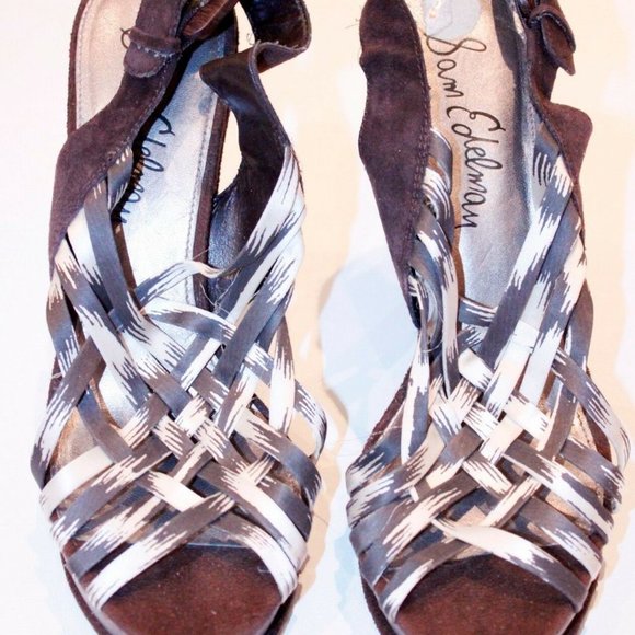 SAM  EDELMAN Sandals PLATFORM Maelee SHOES Heels - Picture 3 of 4